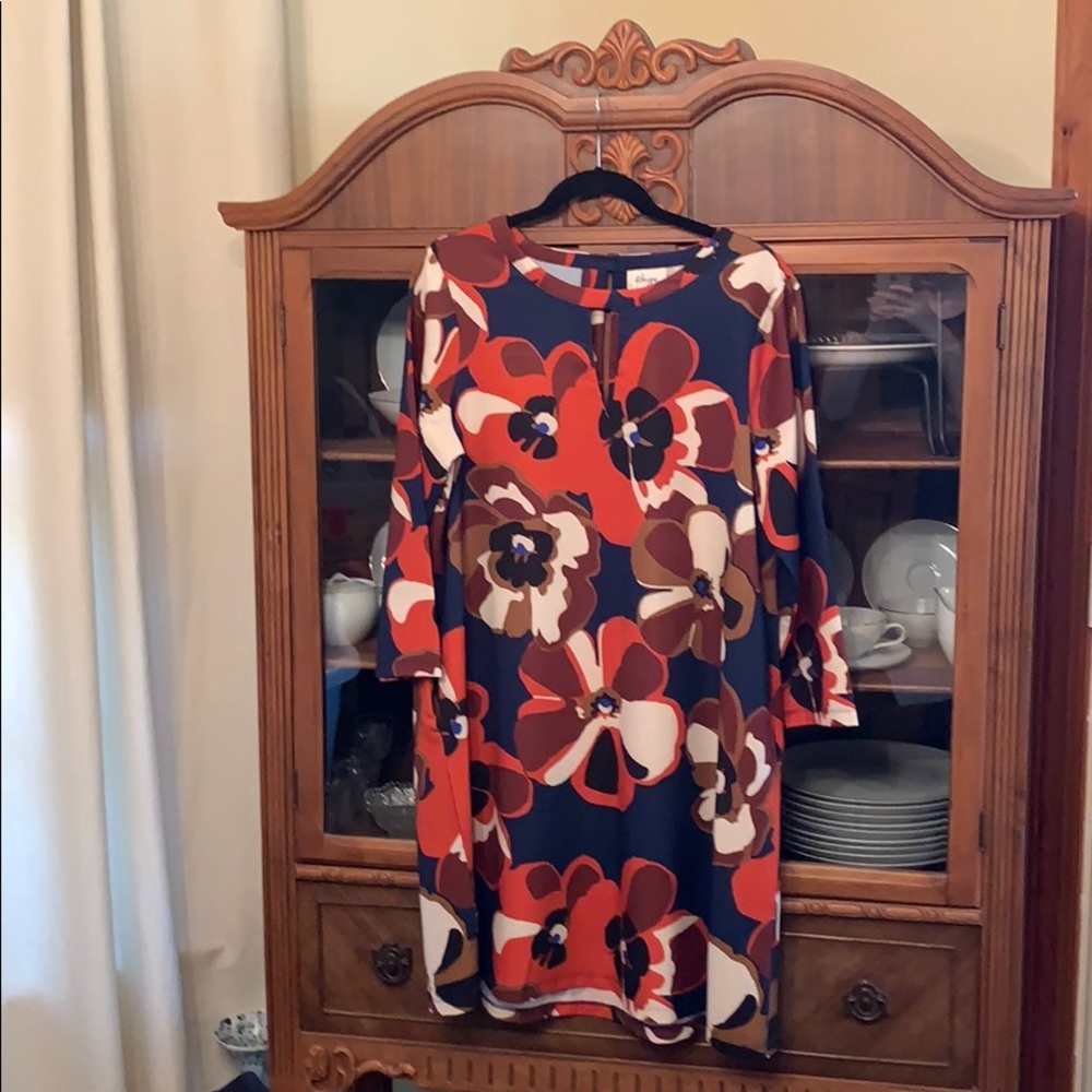 Beige by eci Floral Shift Dress